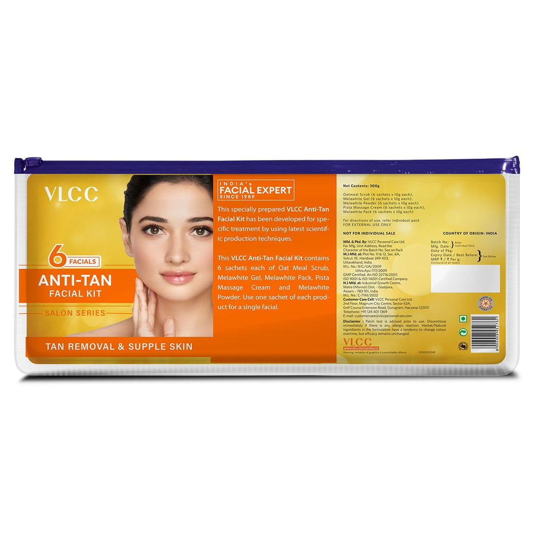 VLCC Salon Series Anti Tan Facial Kit