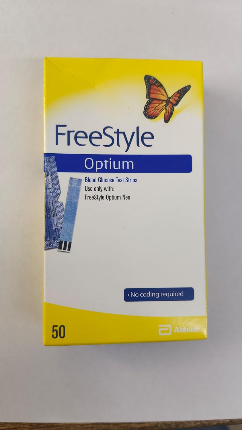 FreeStyle Optium Glucose Test Strips 50ct