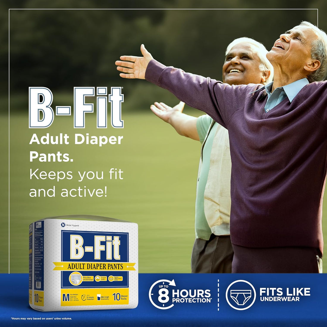 Adult Diapers Pant Style M 10 Count