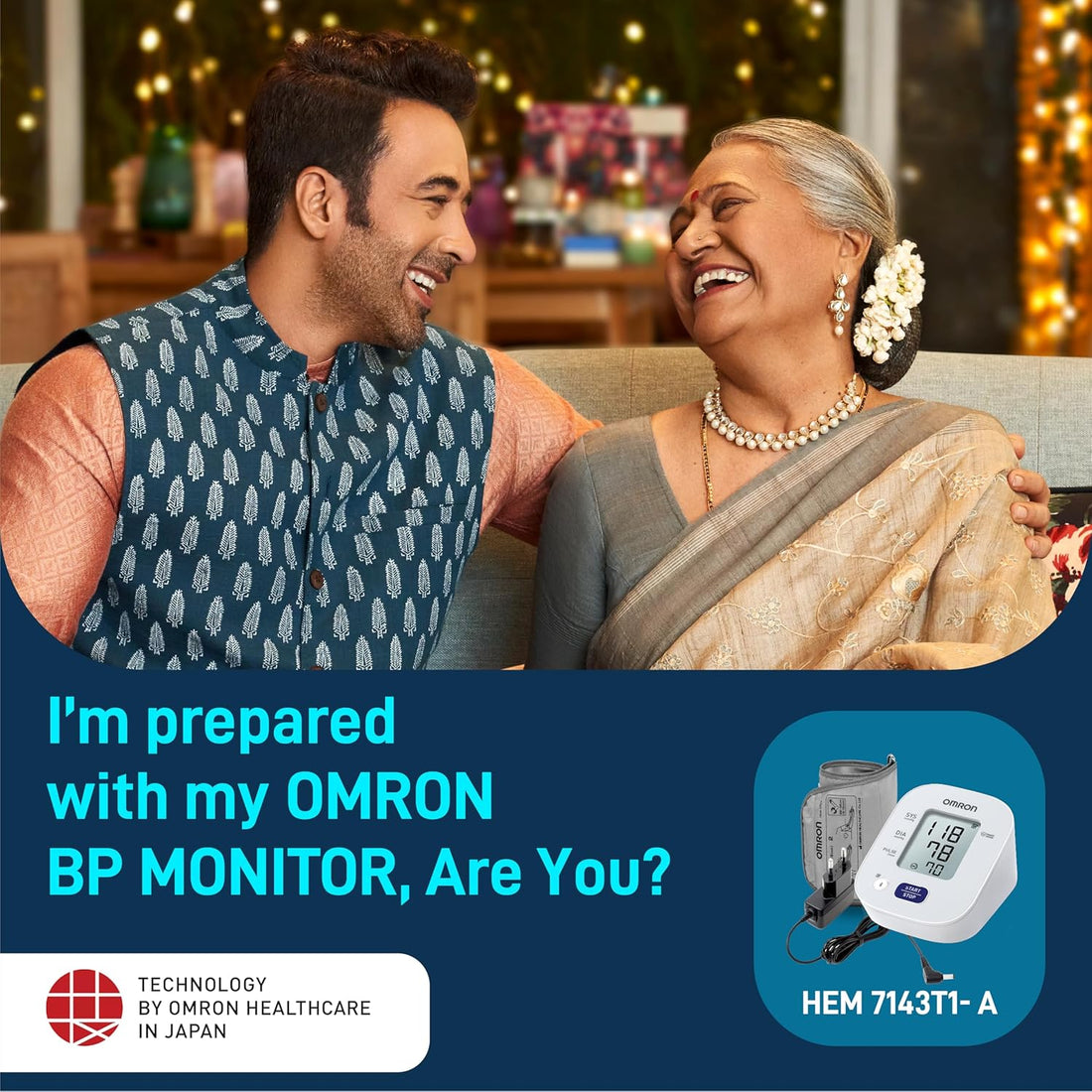 Omron Blood Pressure Monitor HEM 7143T1A