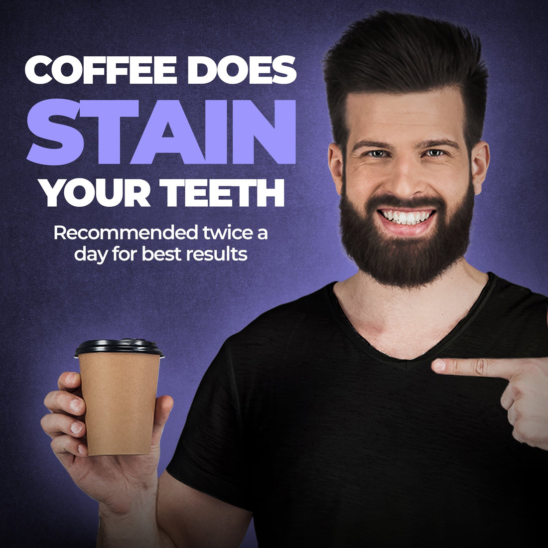 Beardo Purple X Teeth Whitening 50g