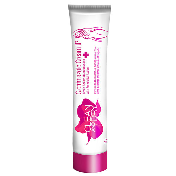 Clean & Dry Intimate Cream - Relief from Itching & Wetness