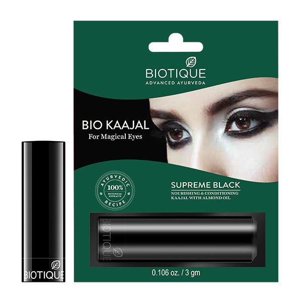 Biotique Magikajal - Intense Black Eyeliner, 3g - Ayurvedic Formula
