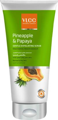 VLCC Pineapple Papaya Gentle Exfoliating Face Scrub for Normal Oily Skin 150ml