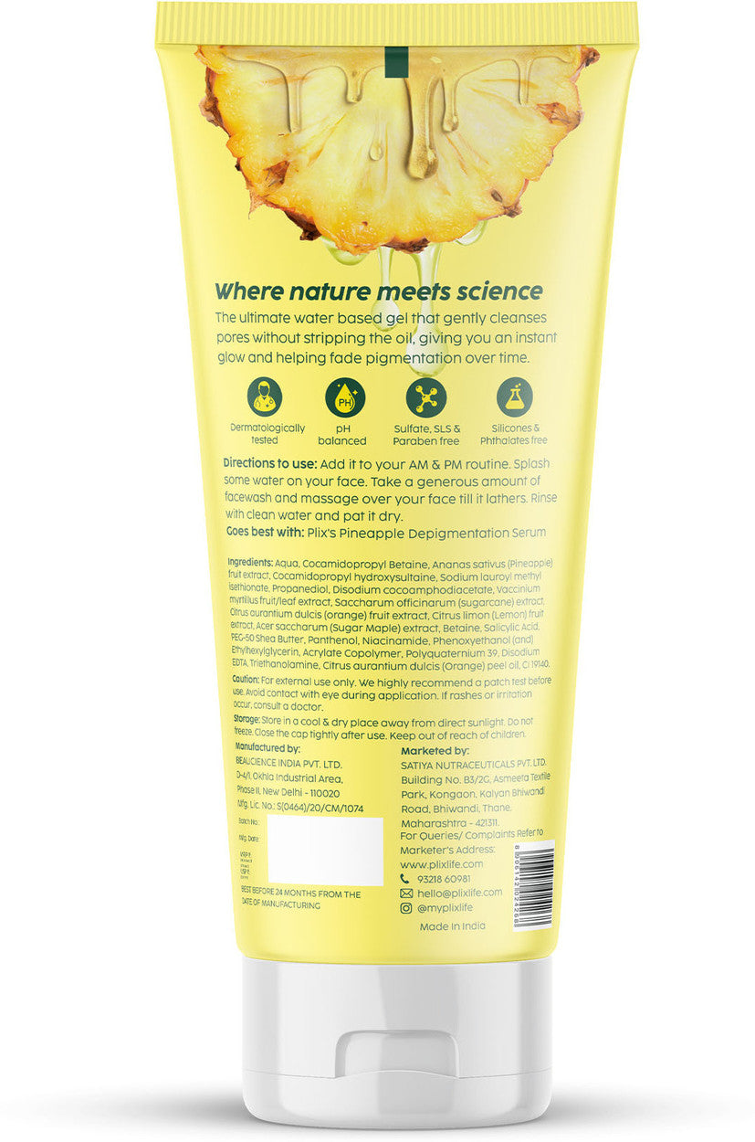 5% Pineapple Foaming Facewash