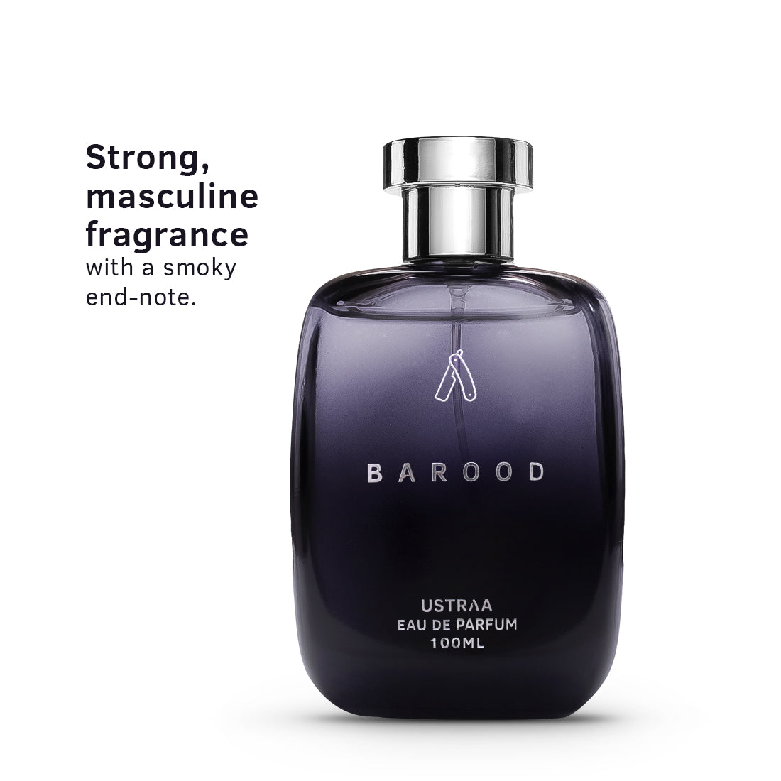 Ustraa Barood Eau de Parfum: Bold, Mountain Fresh Scent for Men - 100ml Bottle