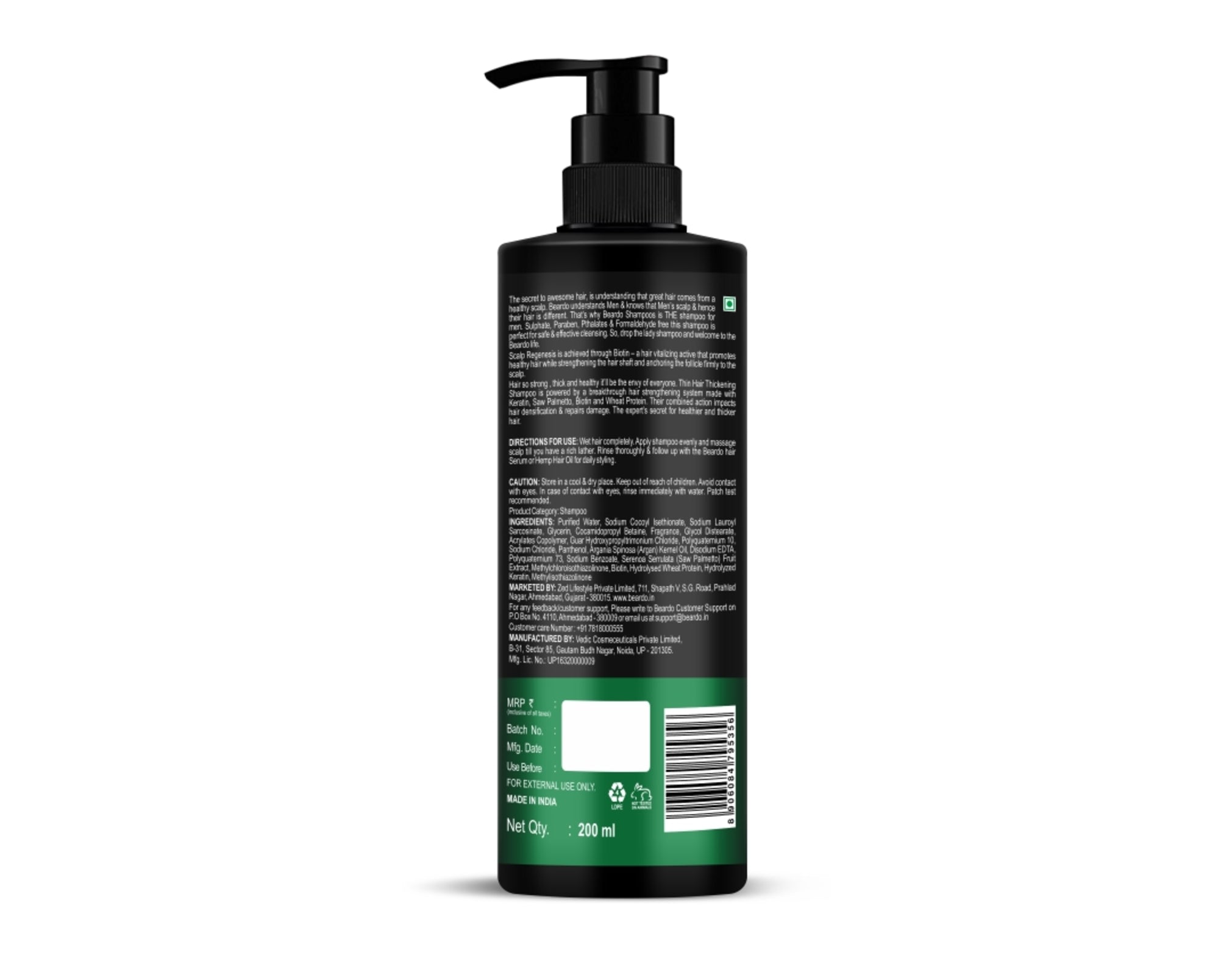 Beardo Hair Thickening Combo Pack
