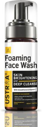 USTRAA Foaming Skin Brightening Deep Cleanse Face Wash 150ml