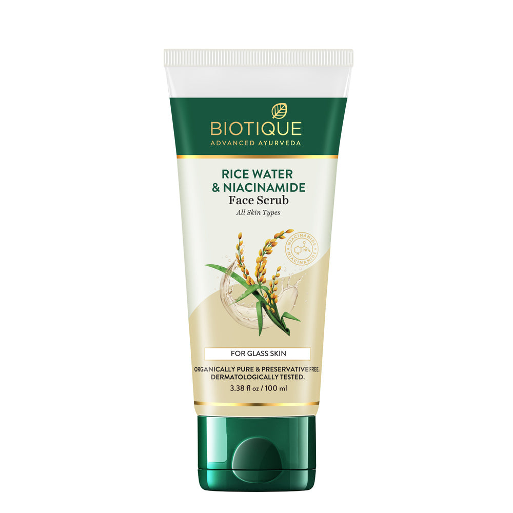 Biotique Rice Water Niacinamide Face Scrub