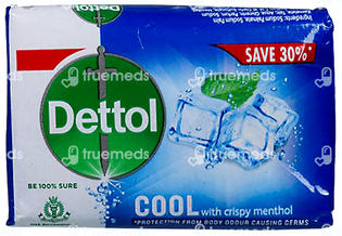 Dettol Cool Menthol Antibacterial Bar Soap 40g - Refreshing Daily Cleanse