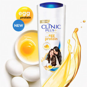 Clinic Plus Strength & Shine Shampoo with Egg Protein, 175ml for Strong Hair