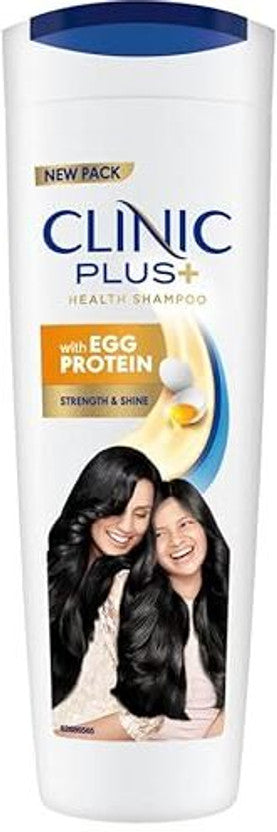 Clinic Plus Strength & Shine Shampoo with Egg Protein, 175ml for Strong Hair