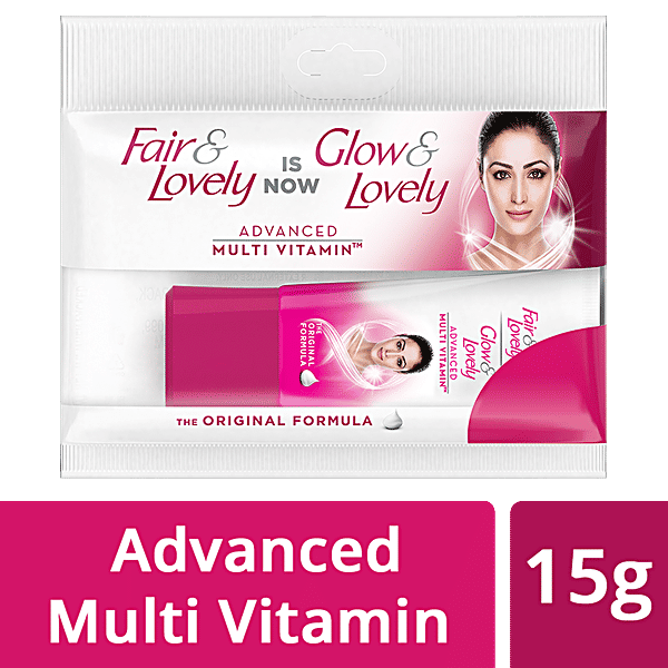 Glow & Lovely Advanced Multivitamin Face Cream 15g for Radiant, Bright Skin