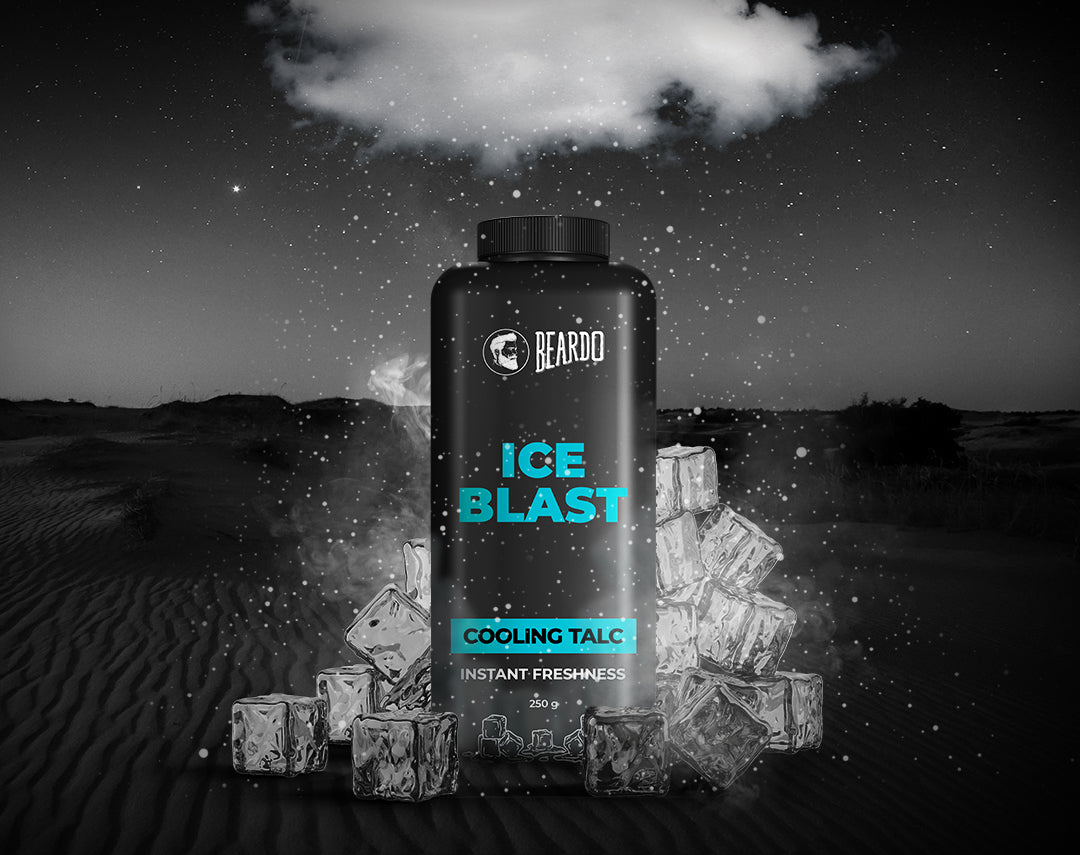 Beardo Ice Blast Cooling Talc for Instant Refreshing Comfort