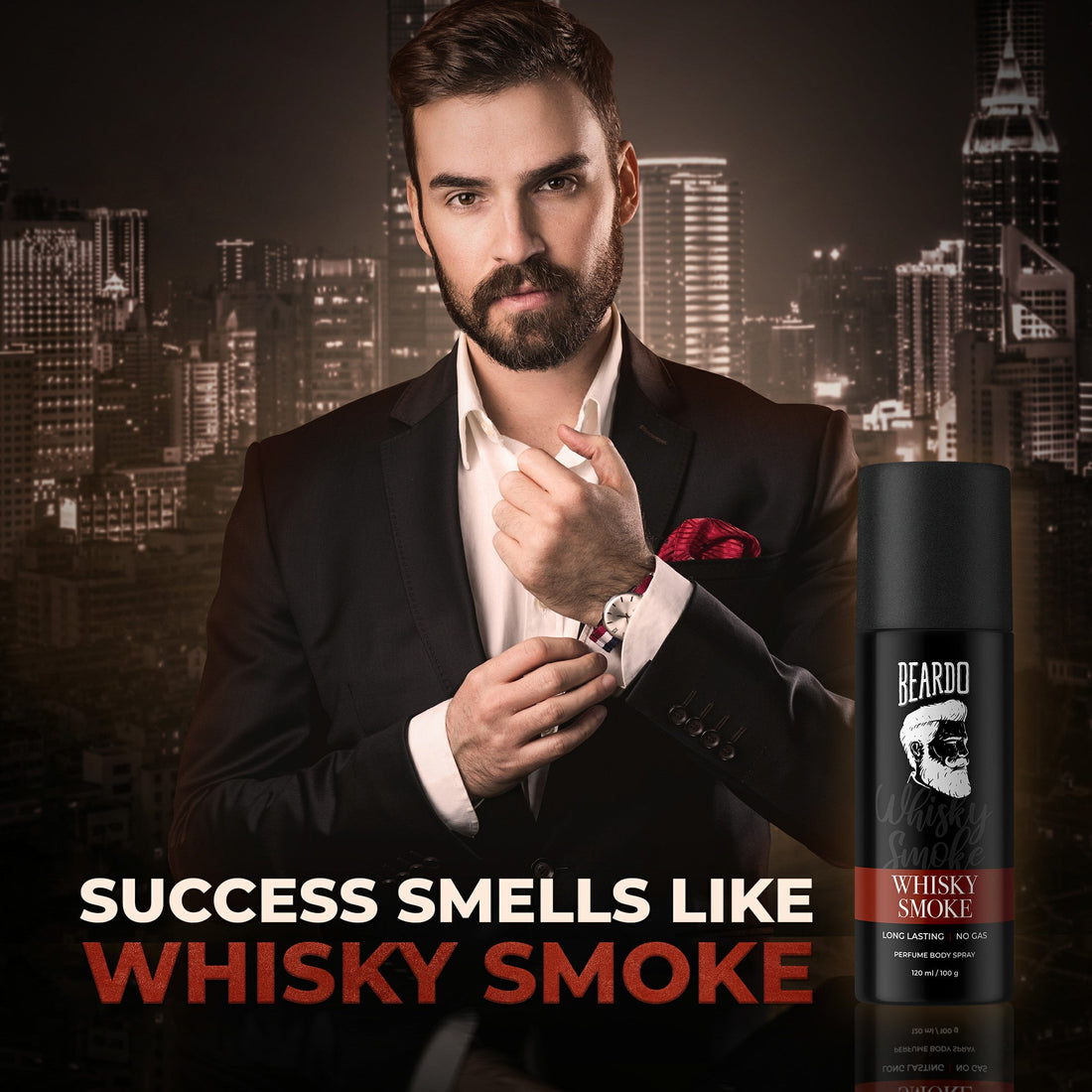 Beardo Whisky Smoke Body Spray