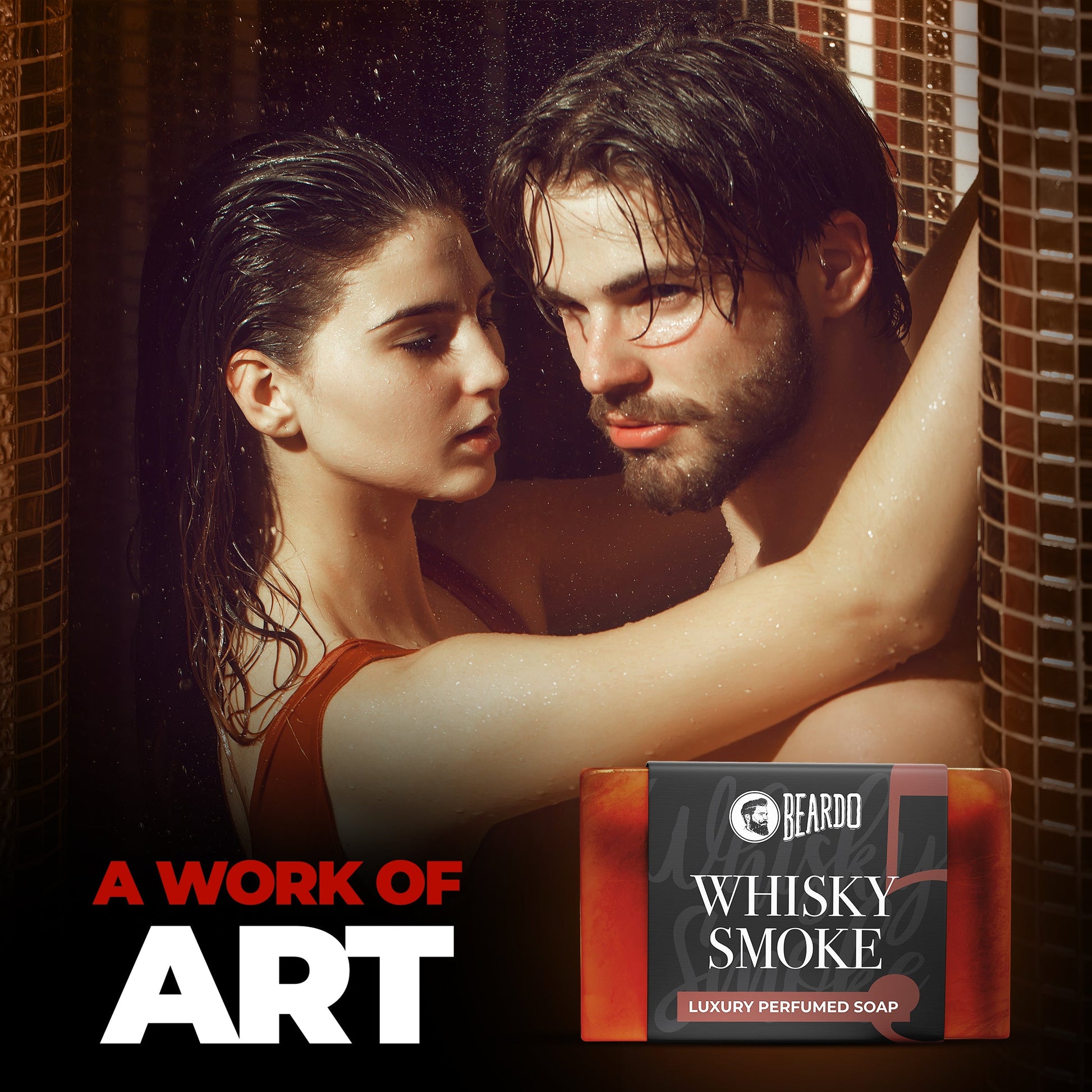 Beardo Whisky Smoke Soap Bar