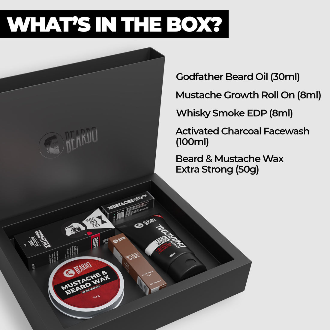Beardo 5-in-1 Grooming Gift Set