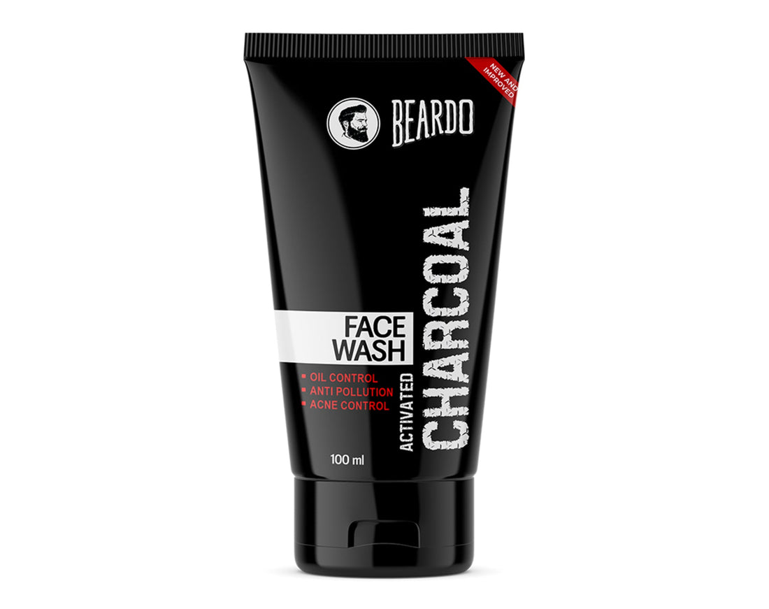 Beardo Activated Charcoal Face Wash and Peel Off Mask Combo