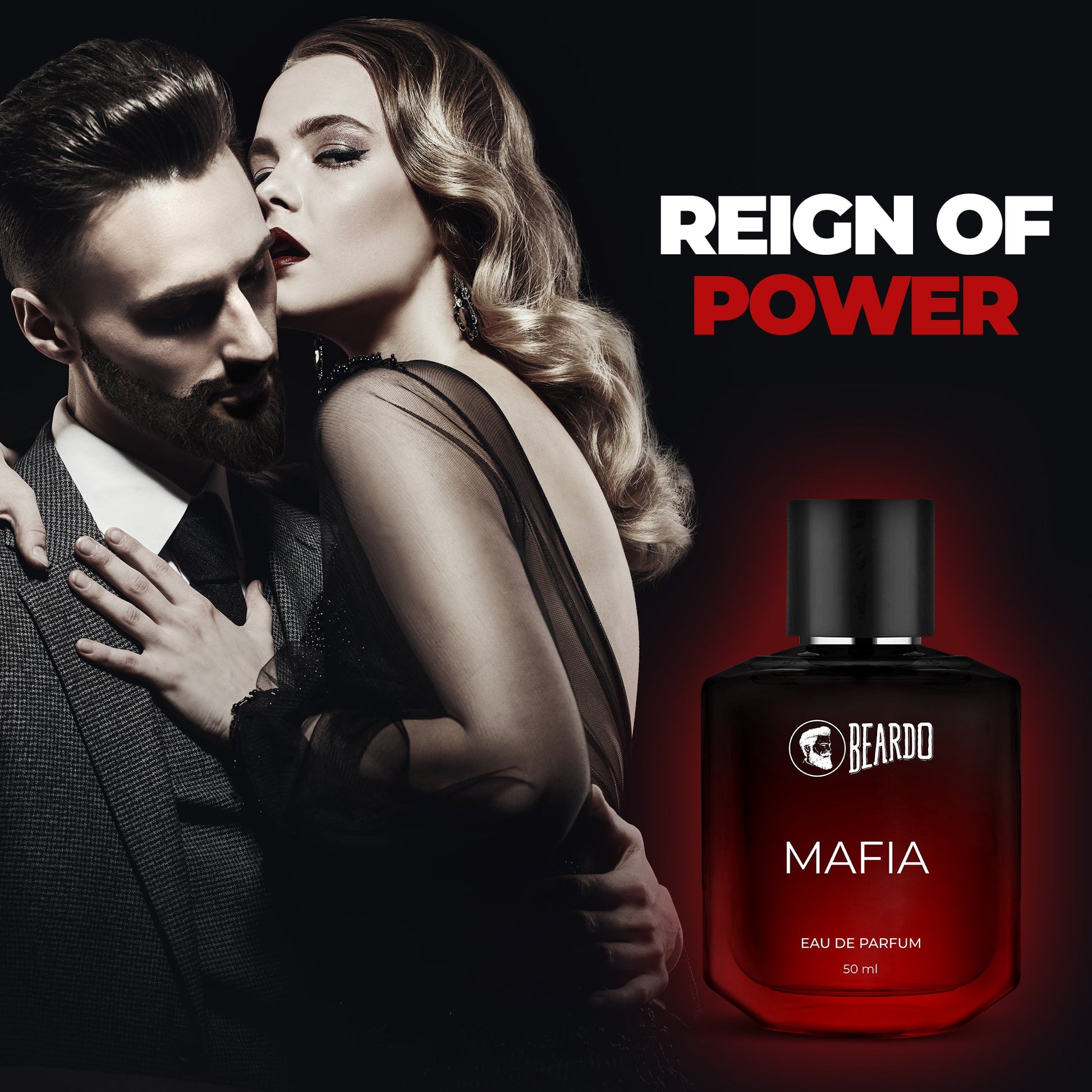 Beardo Whiskey Smoke Bourbon & Mafia EDP 50ml