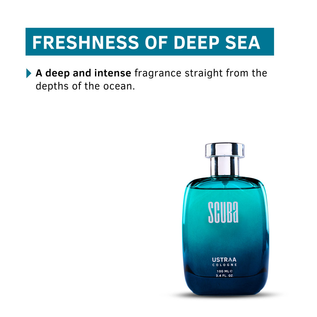 Ustraa Scuba & Ammunition Men's Cologne Duo: Fresh Deep-Sea & Bold Masculine Fragrance Bundle 2x100ml