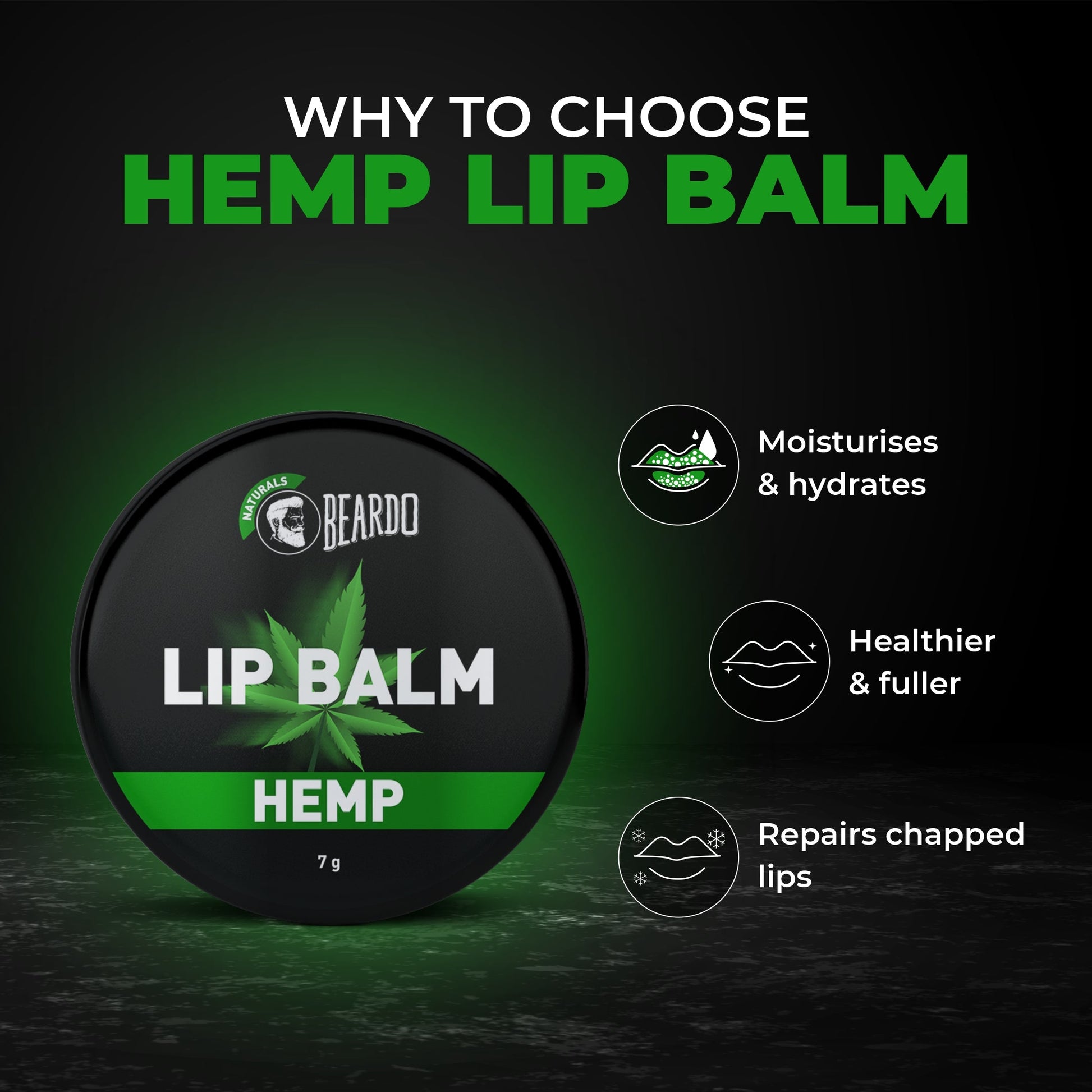 Beardo Hemp Lip Balm