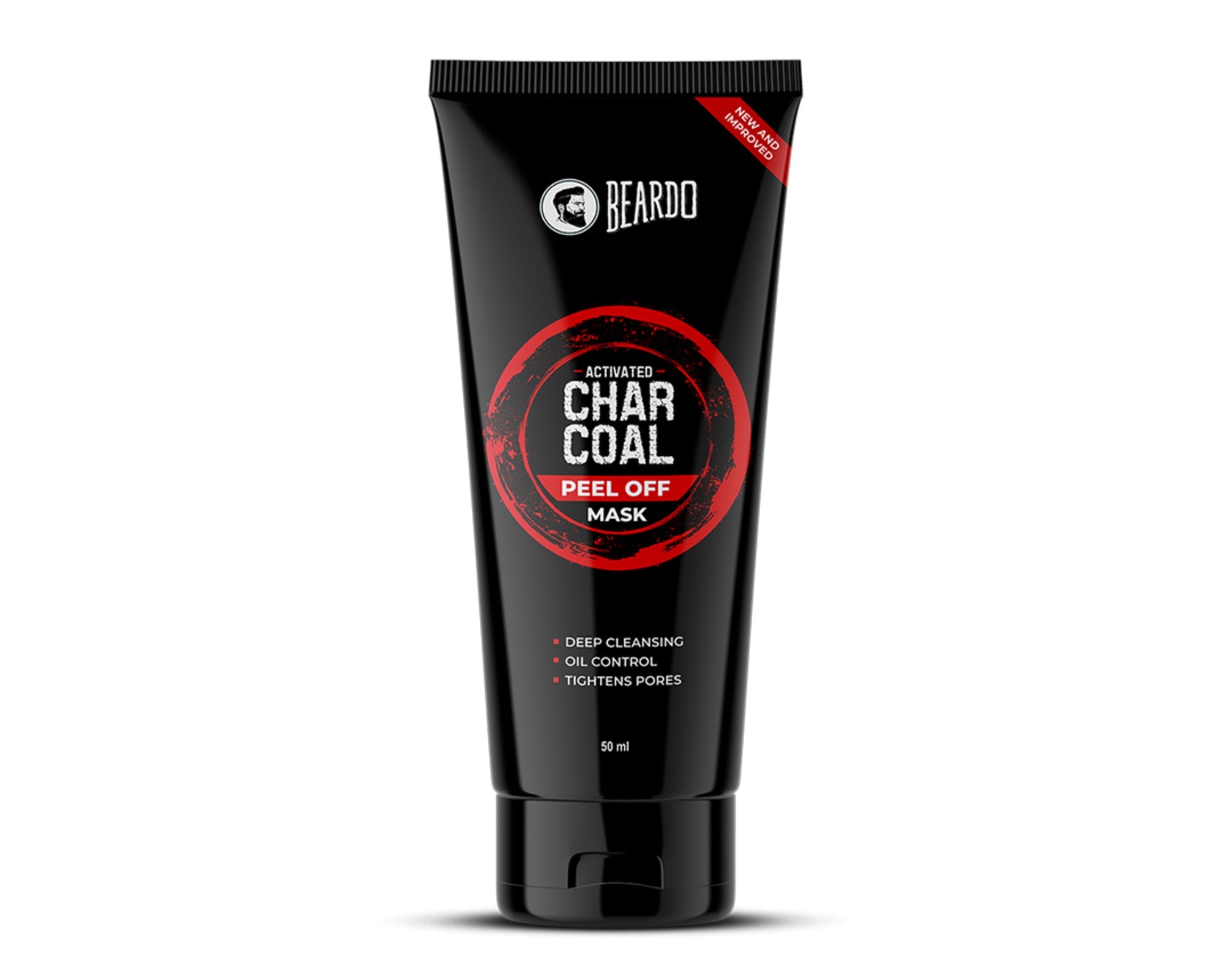 Beardo Activated Charcoal Face Wash and Peel Off Mask Combo