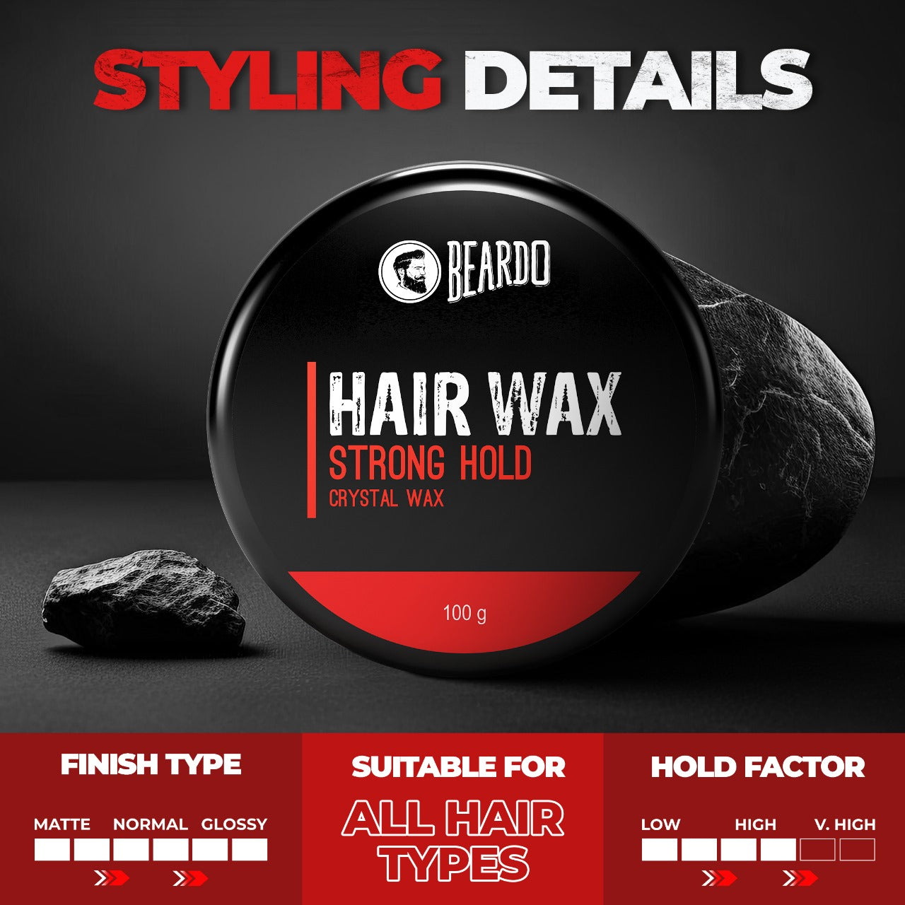 Beardo Strong Hold Hair Wax