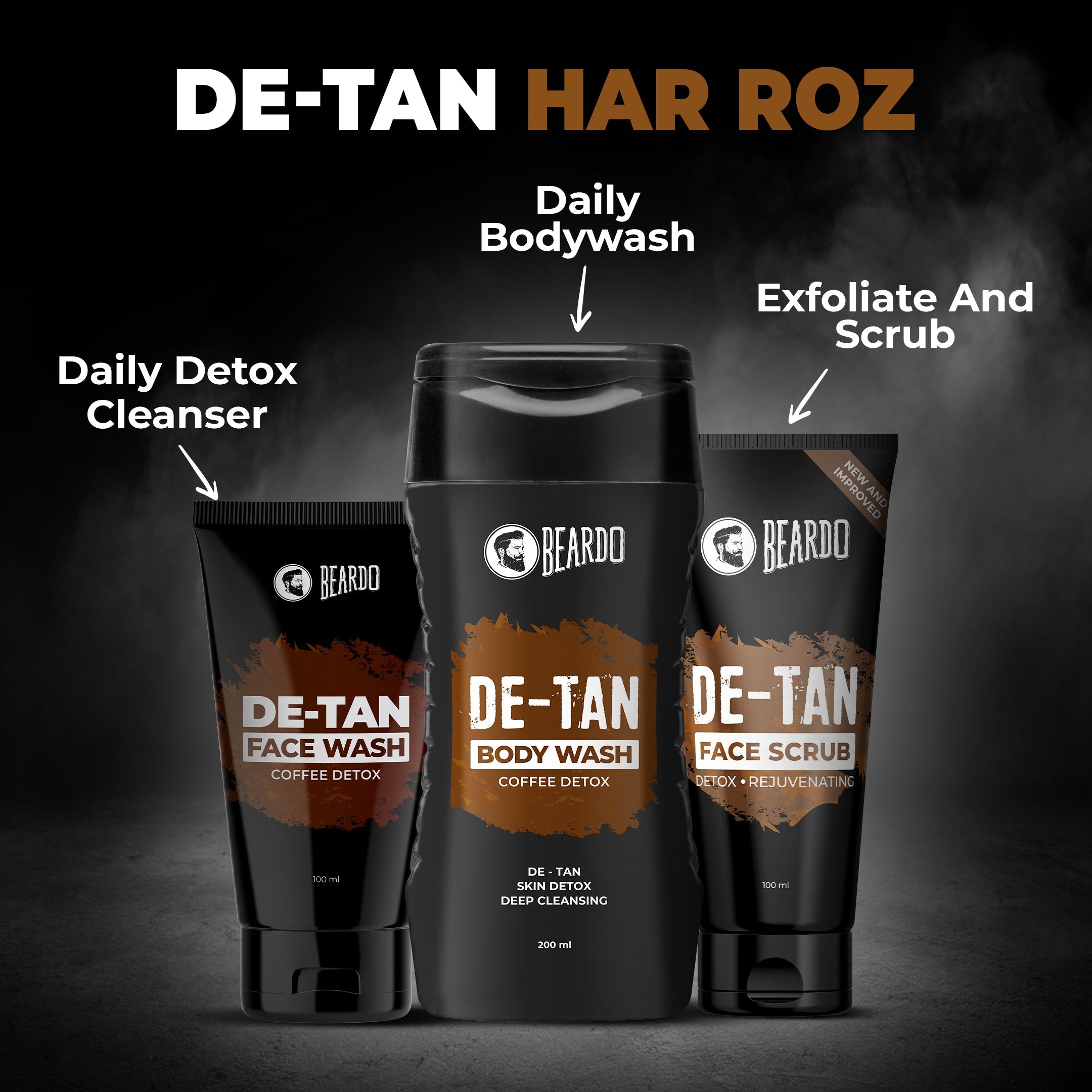Beardo Ban The Tan Combo - Ultimate Tan Removal Kit
