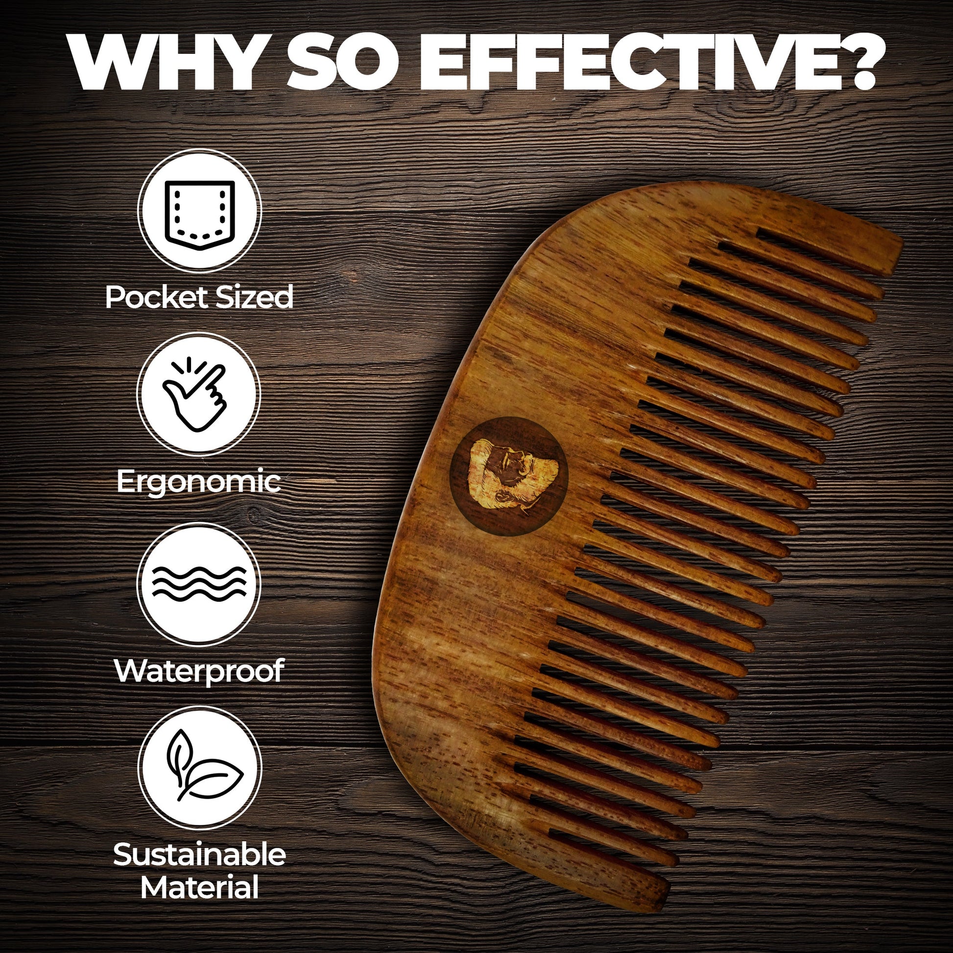 Beardo Sheesham Beard Comb