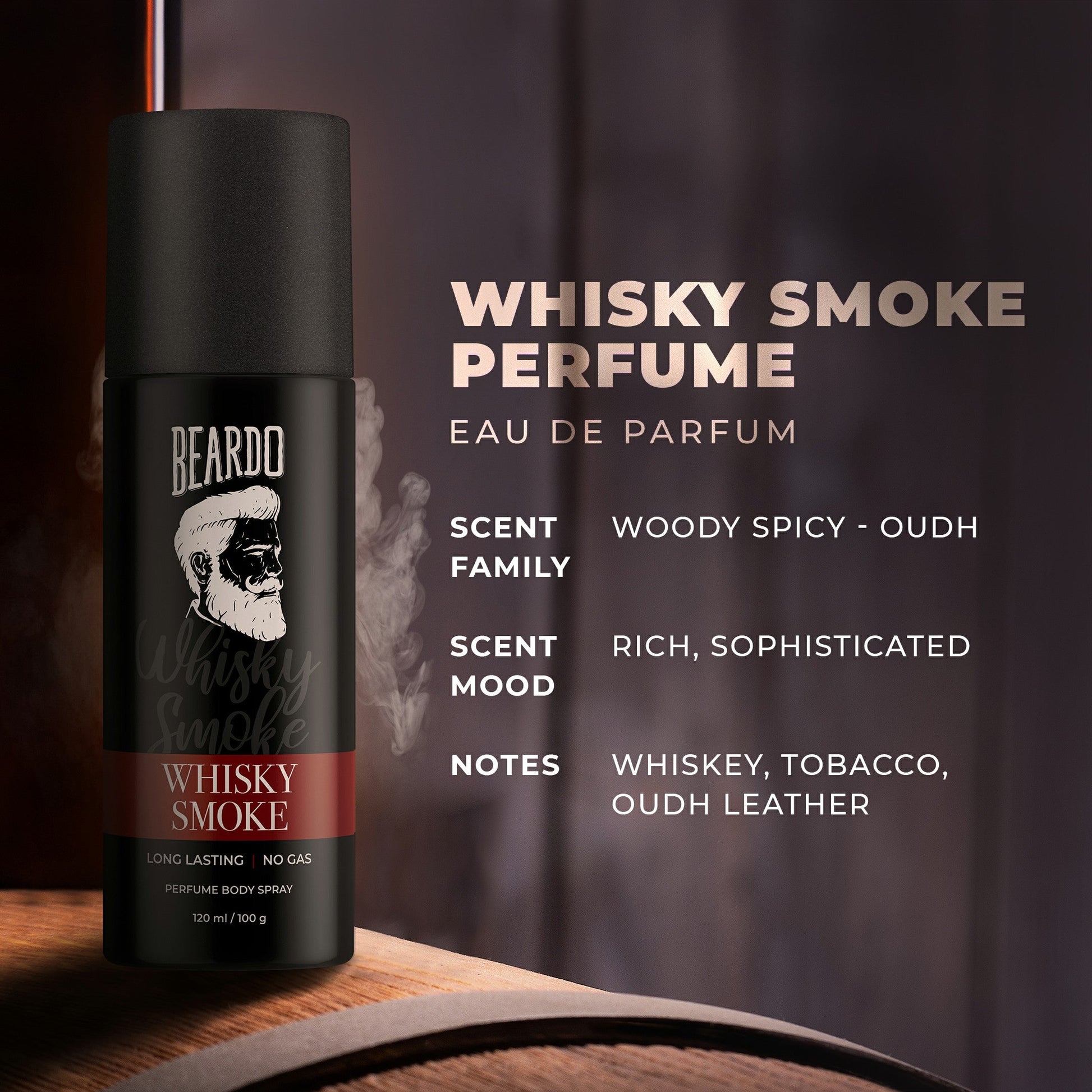 Beardo Whisky Smoke Body Spray