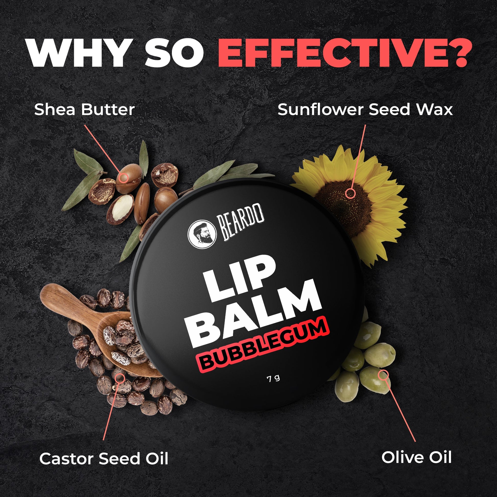 Beardo Bubblegum Lip Balm
