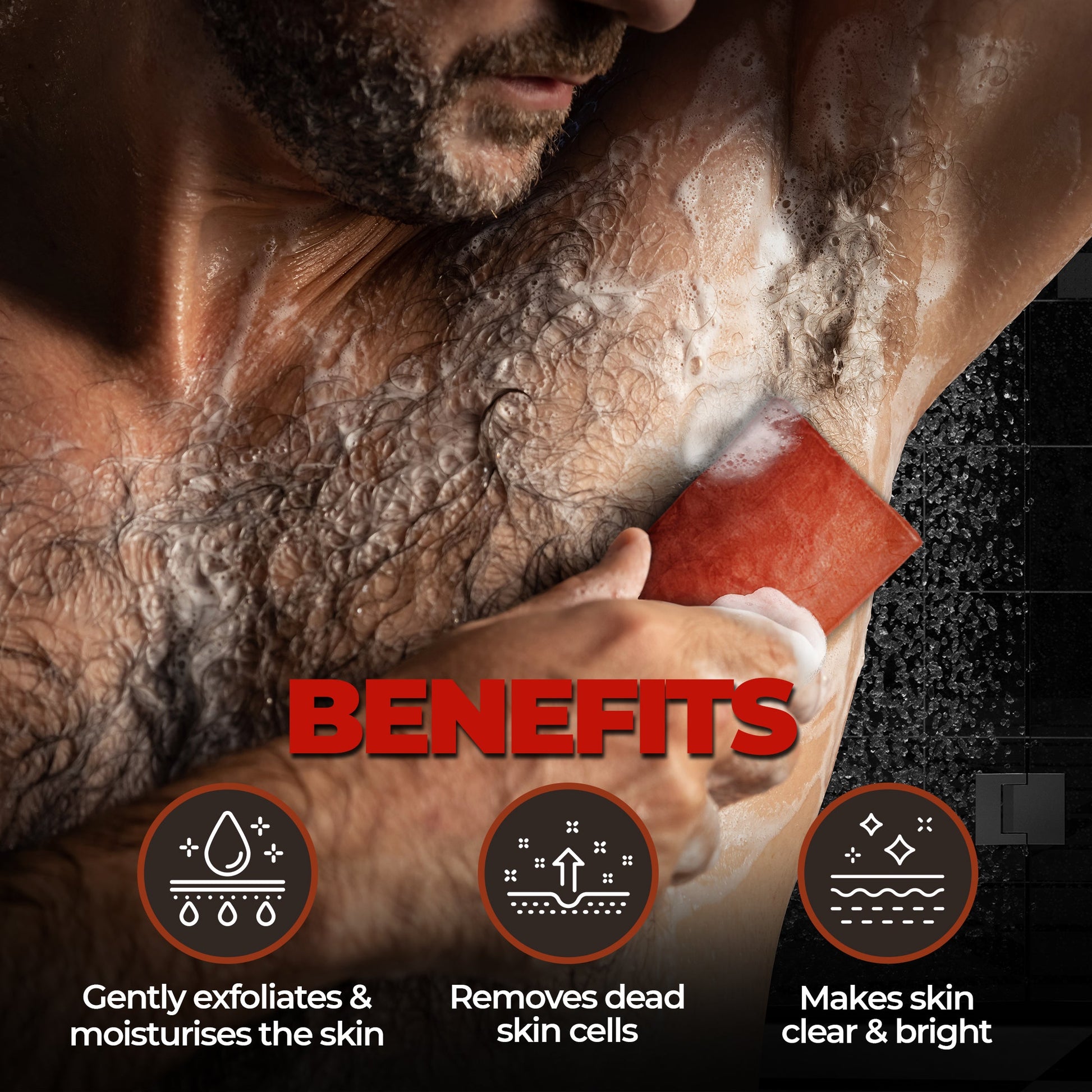 Beardo Whisky Smoke Soap Bar