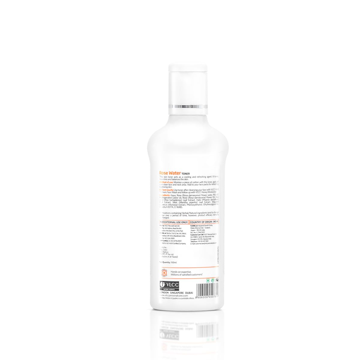 VLCC Rose Water Toner: Hydrating Facial Mist for pH Balance & Pore Tightening