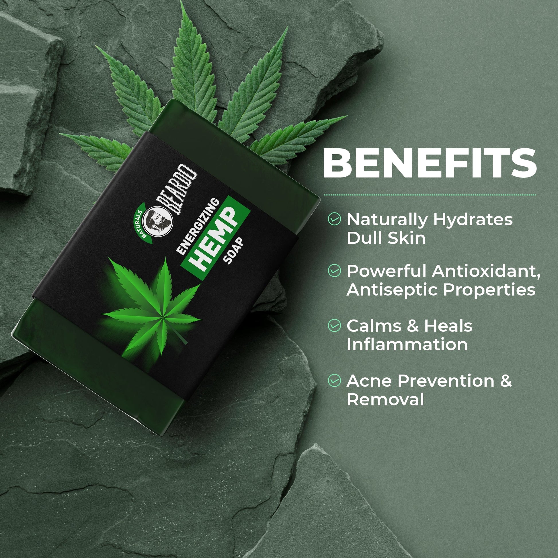 Beardo Energizing Hemp Body Soap