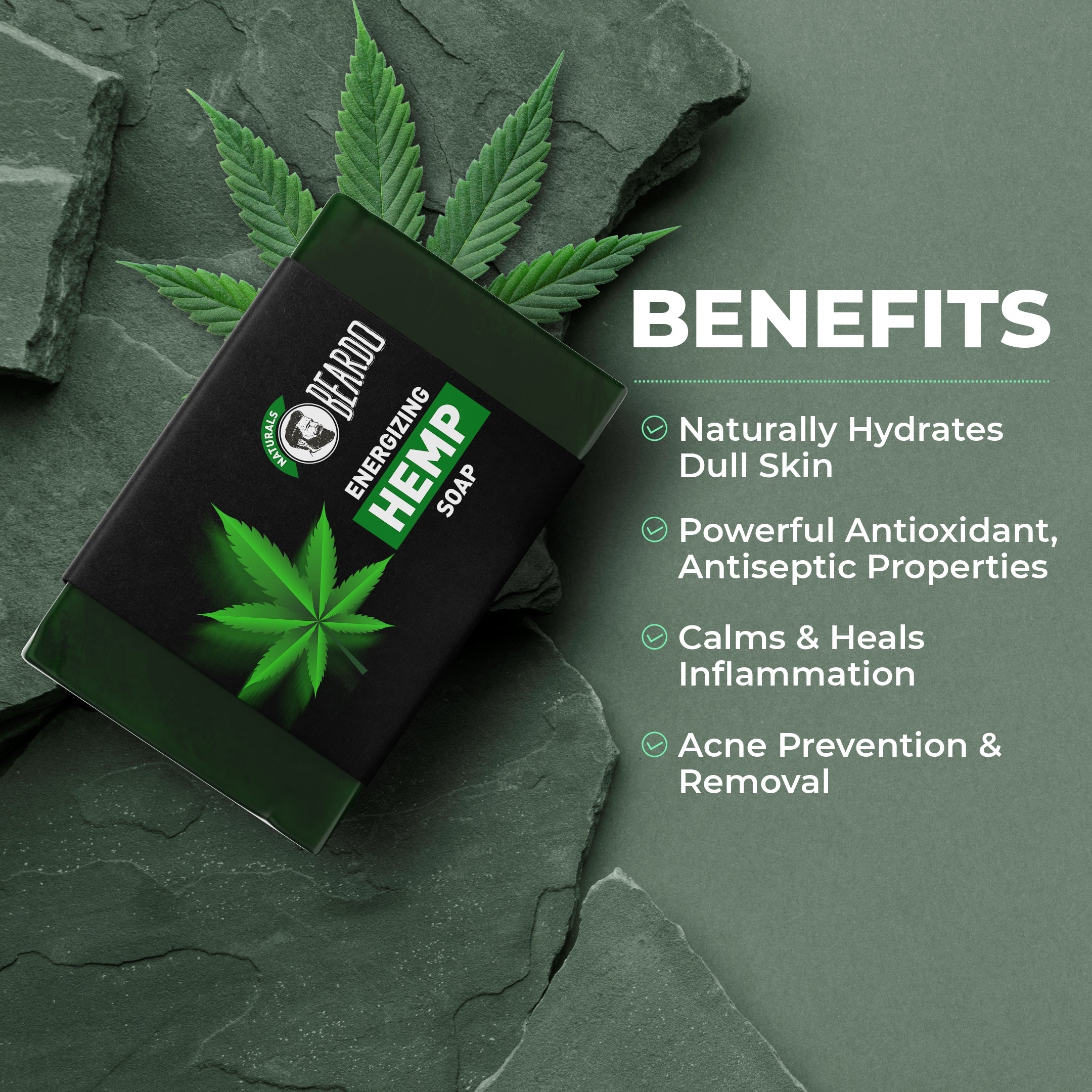 Beardo Energizing Hemp Body Soap