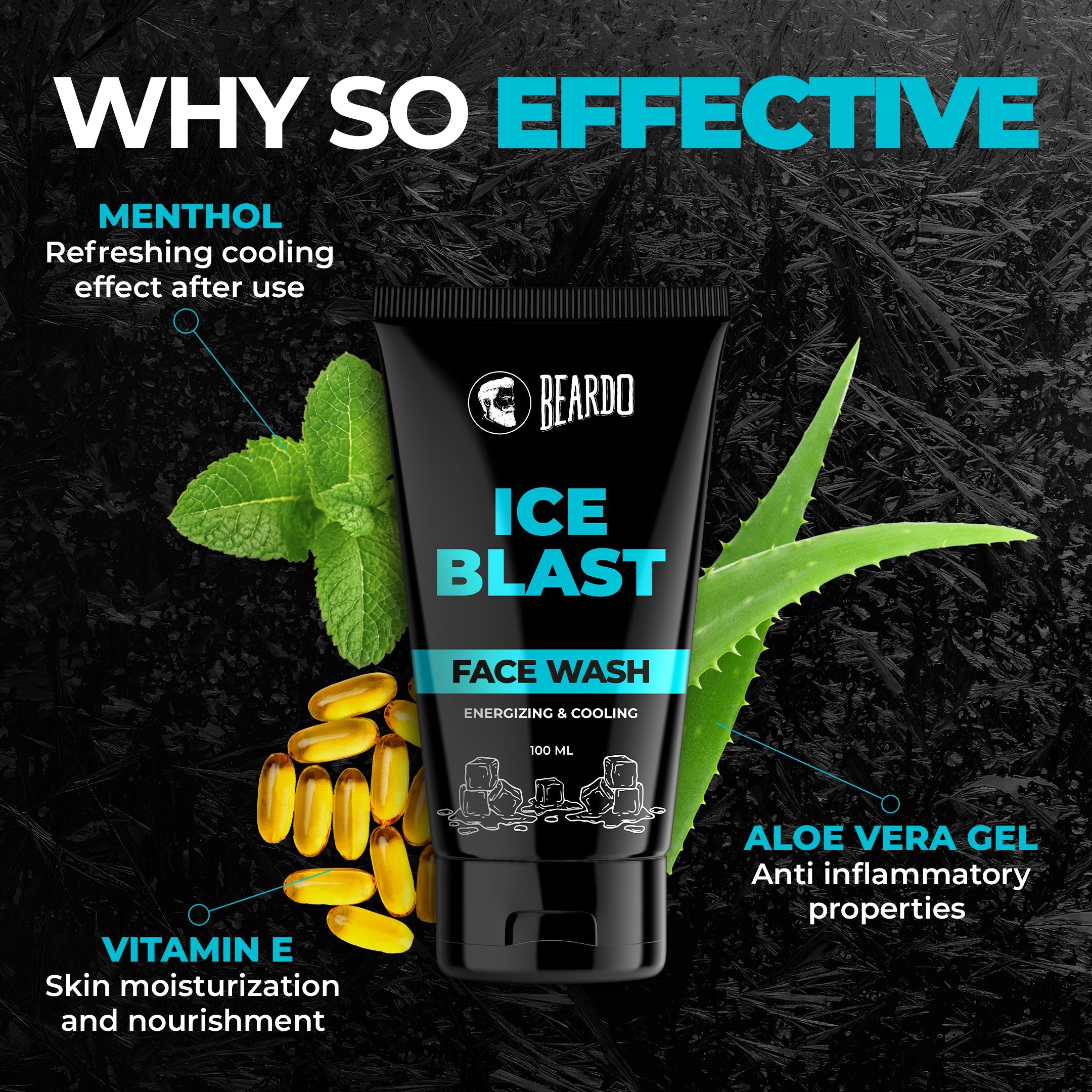 Beardo Face Wash Trio Pack