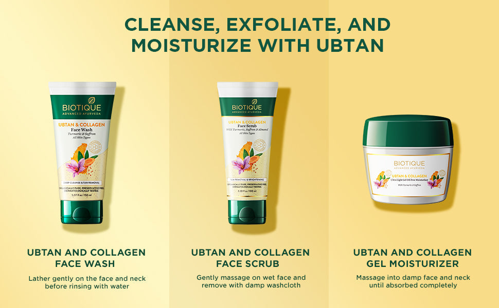 Biotique Ubtan Collagen Face Wash