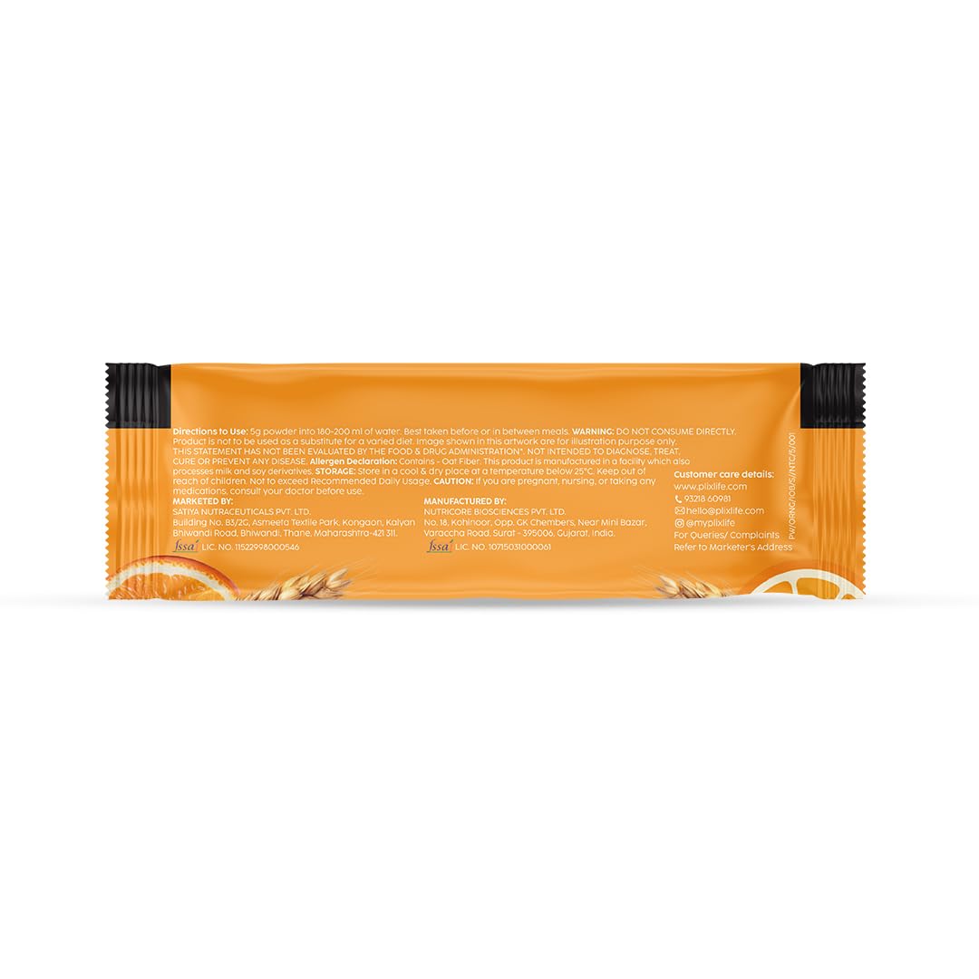 PLIX Isabgol Orange Burst Powder