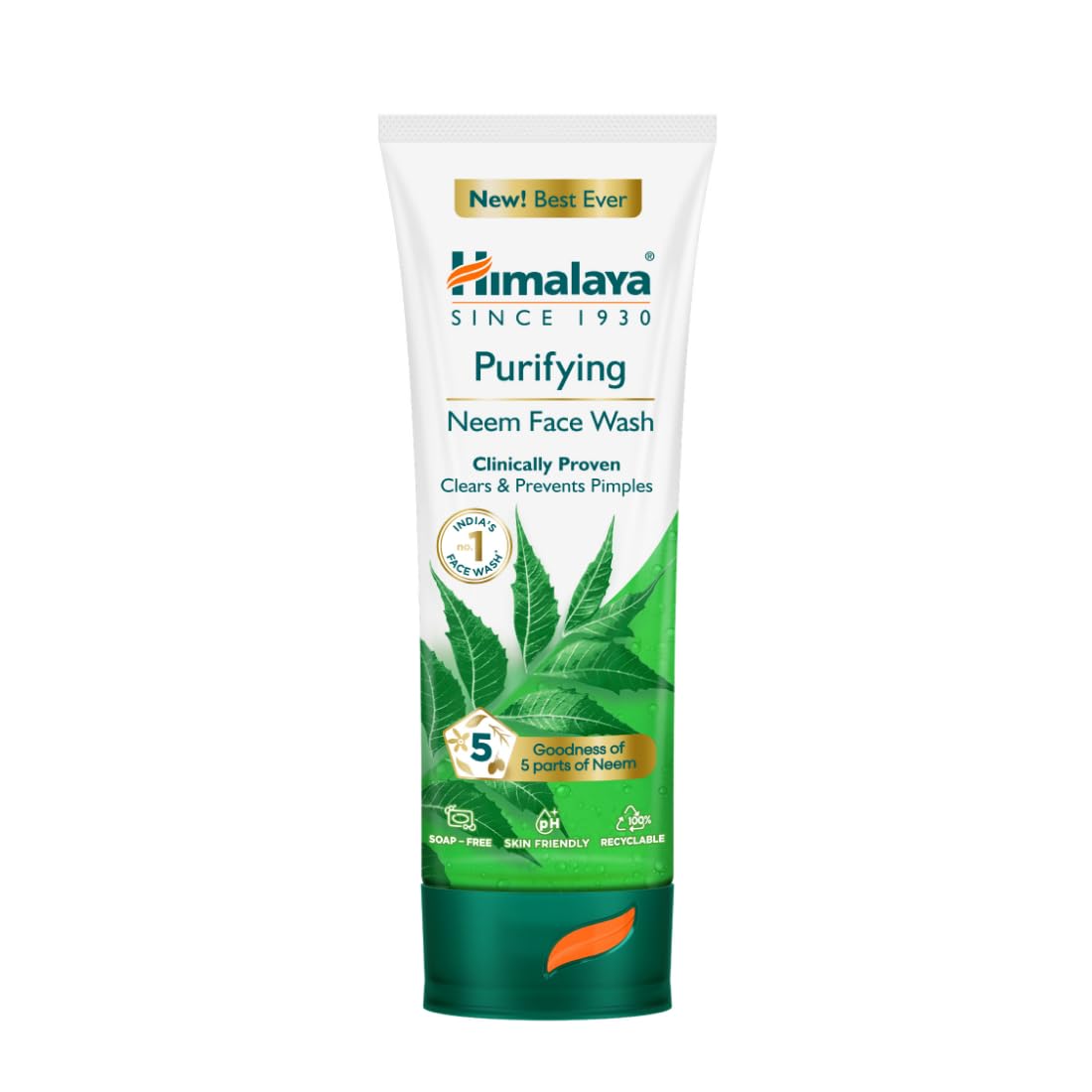 Himalaya Purifying Neem Face Wash 100ml Natural Acne Control Gel