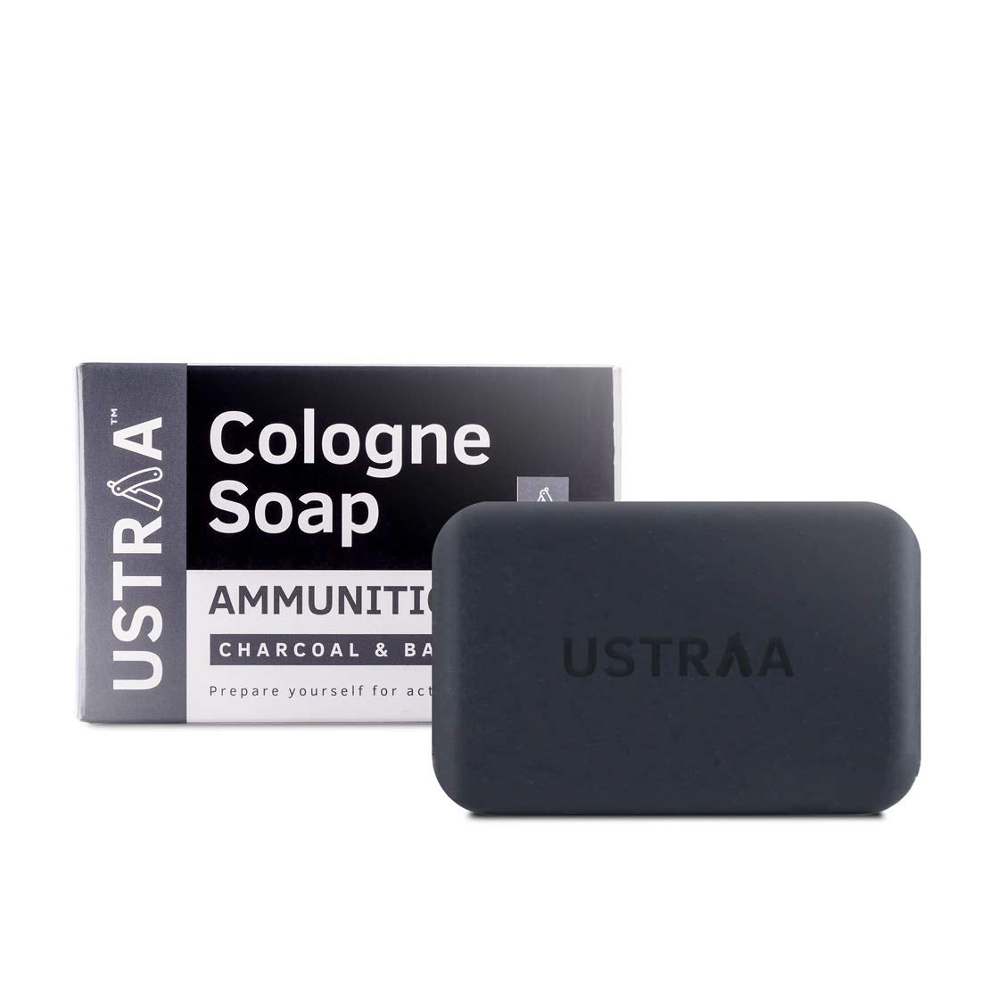 Ustraa Ammunition Cologne Soap Charcoal Bay Leaf 3x125g
