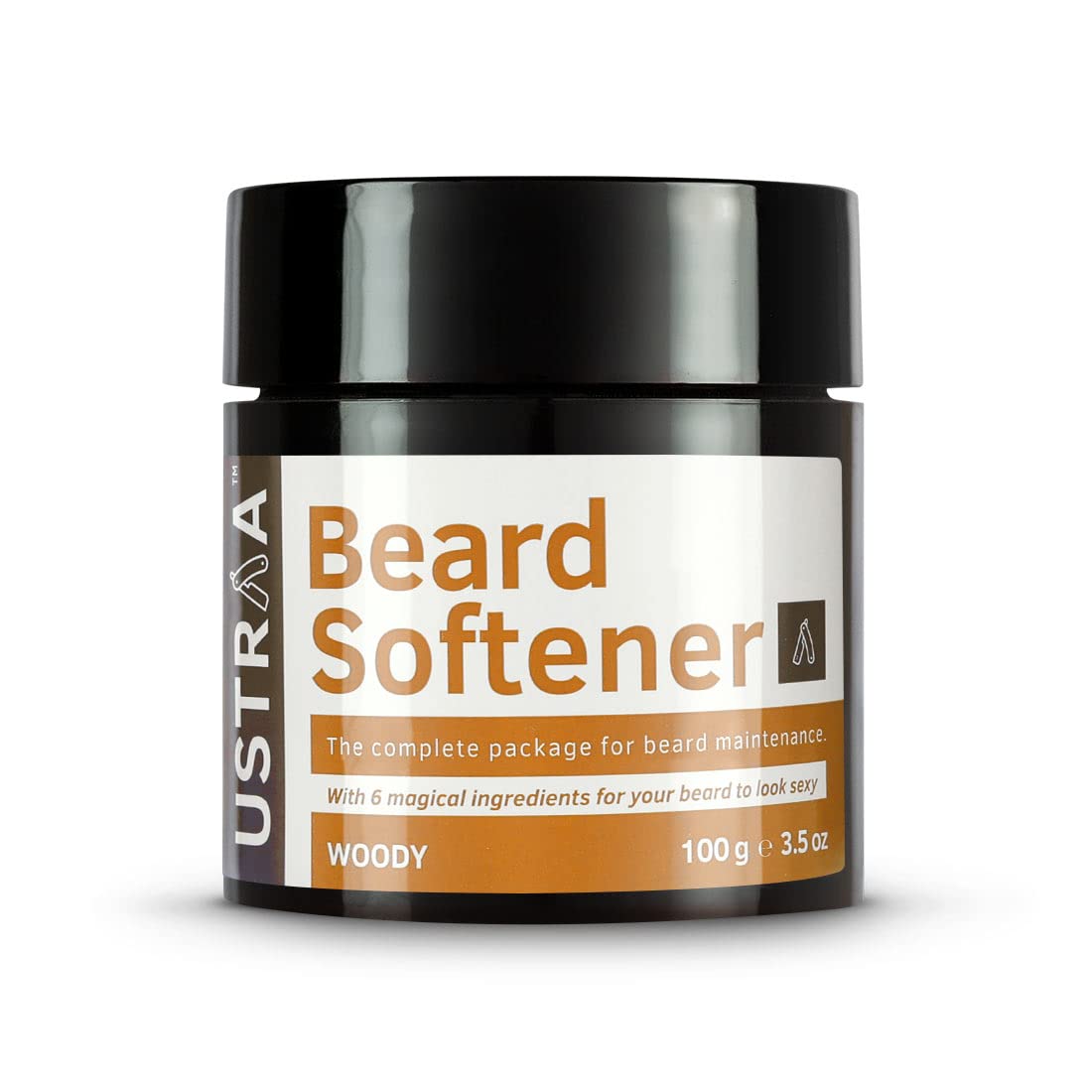 Ustraa Woody Beard Softener 100g Natural Moisturising Conditioner