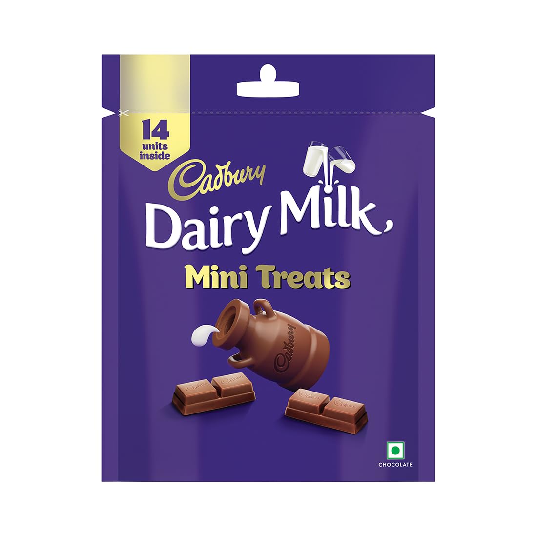 Cadbury Dairy Milk Mini Treats 98g Creamy Milk Chocolate Bar