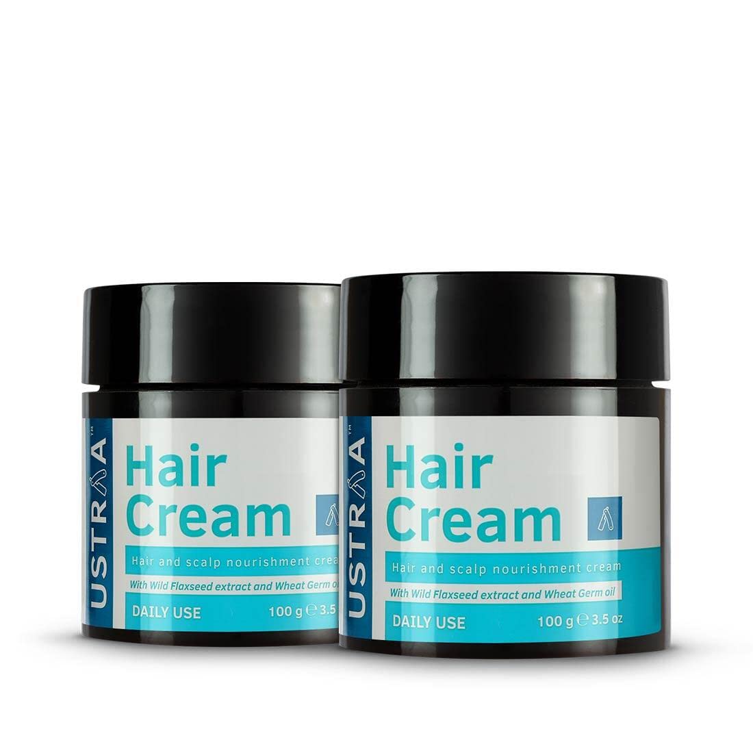 USTRAA Men’s Hair Cream 2×100g Light Hold Nourishing Formula