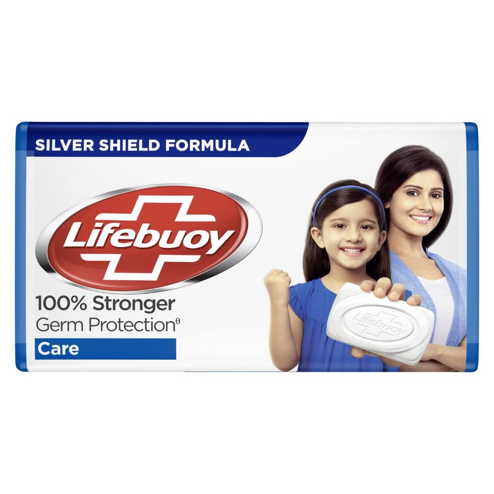Lifebuoy Care Germ Protection Bar Soap with Milk Cream – 4x100g