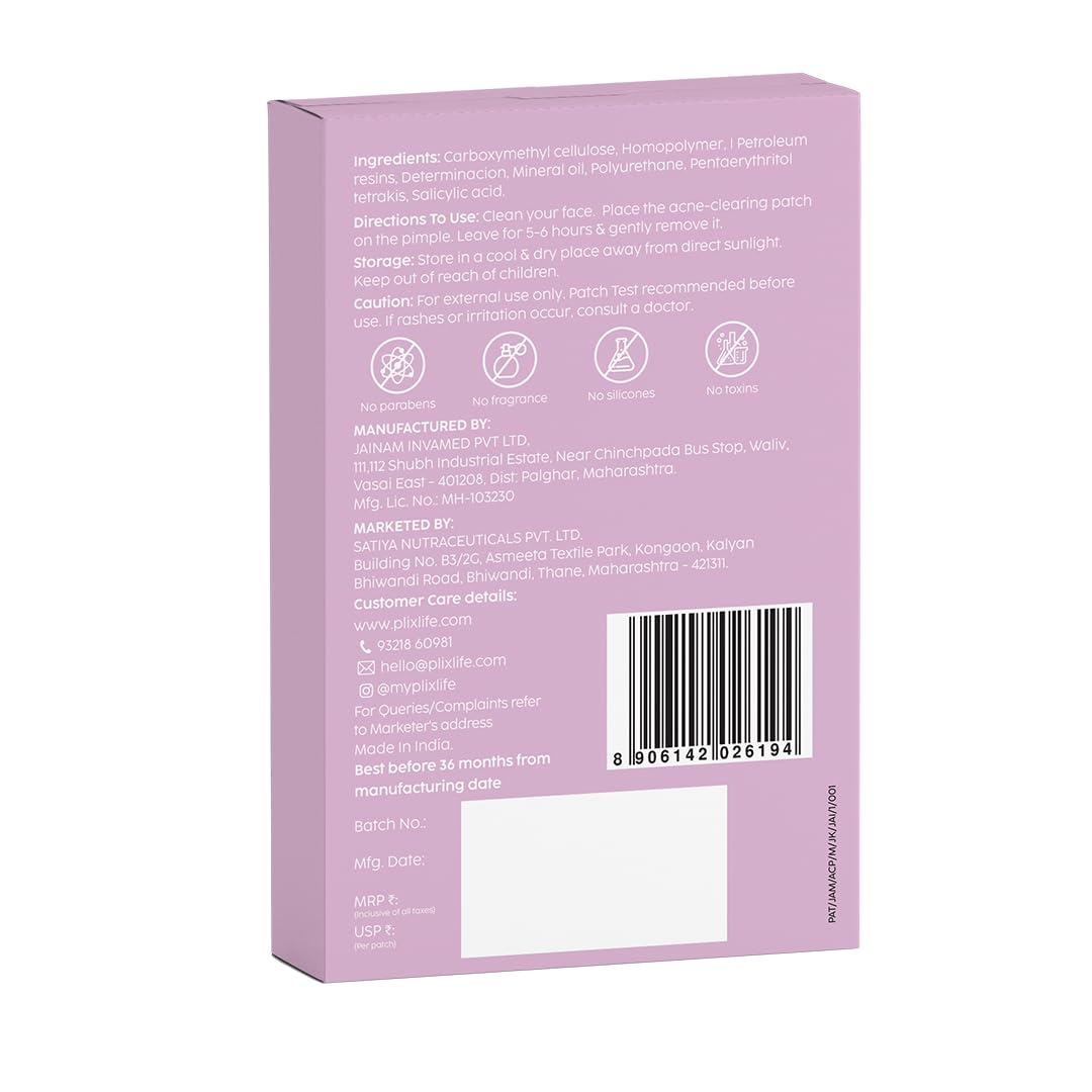 Plix Acne Patch Transparent