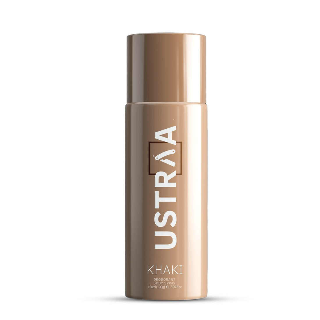 USTRAA Khaki Men’s Body Spray 150ml Long‑Lasting Rusty Fragrance
