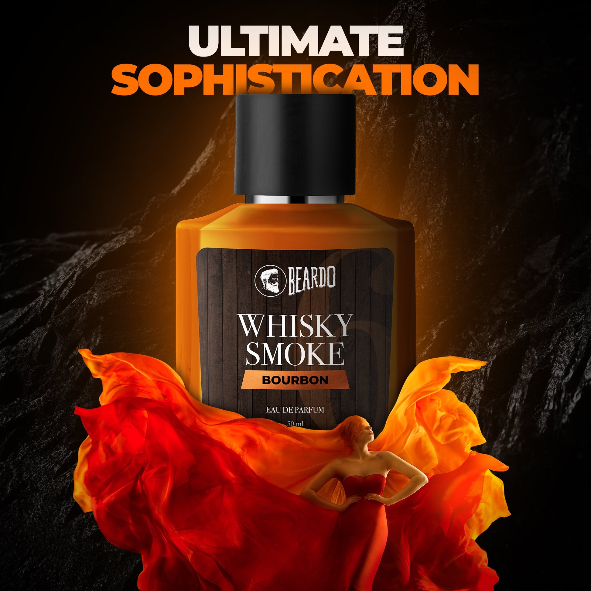 Beardo Whiskey Smoke Bourbon & Mafia EDP 50ml
