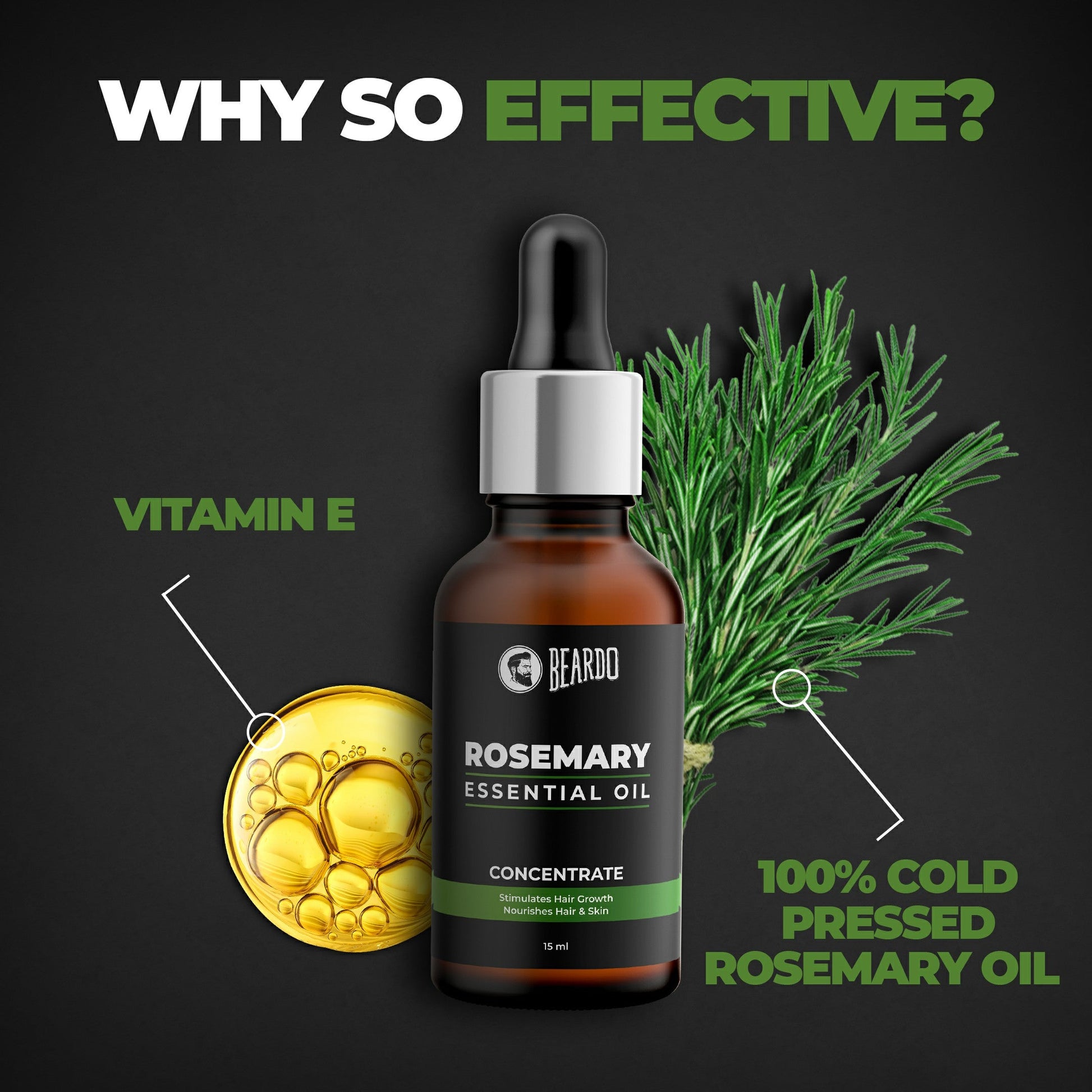 Beardo Rosemary Essential Oil For Hair Loss