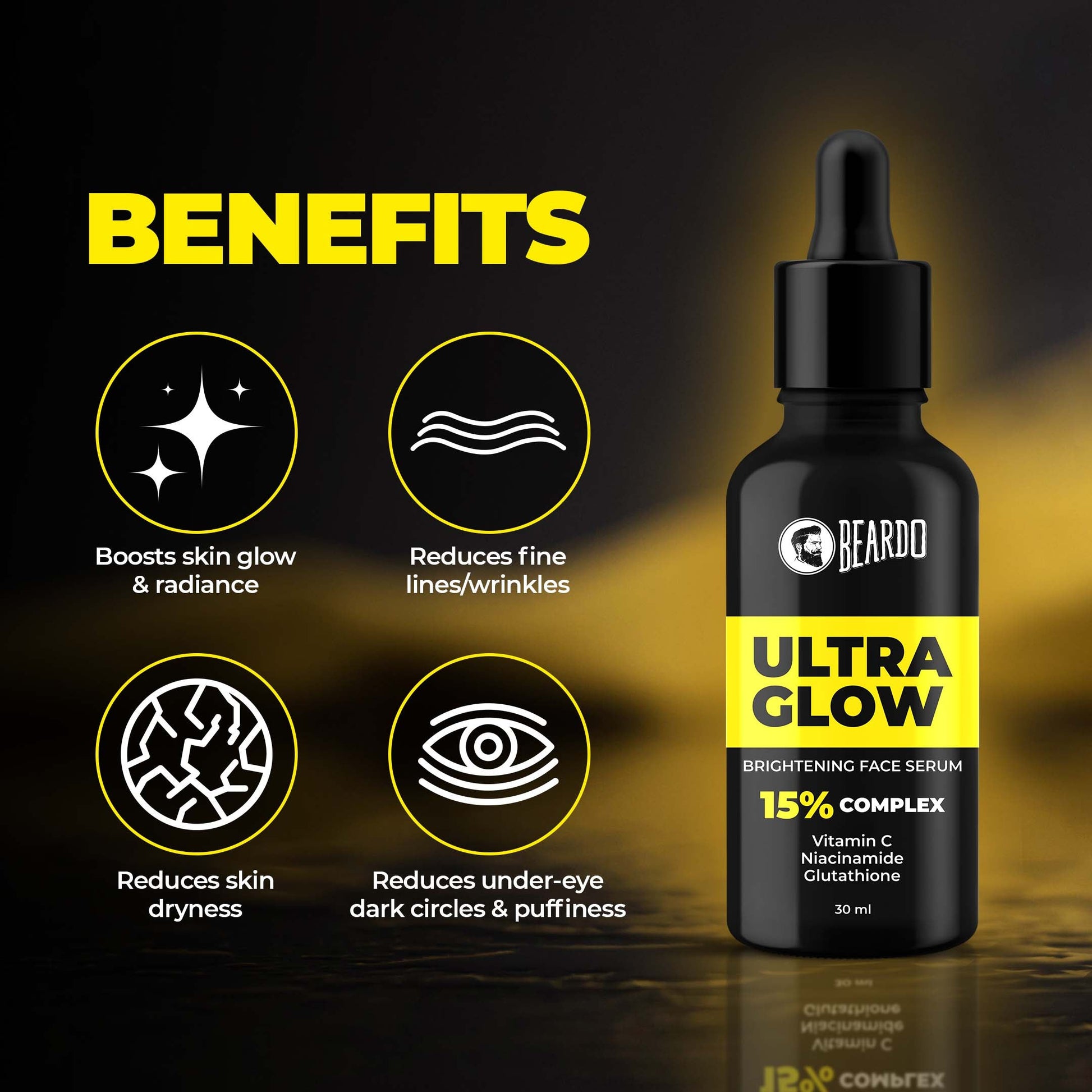 Beardo Ultra Glow Brightening Serum