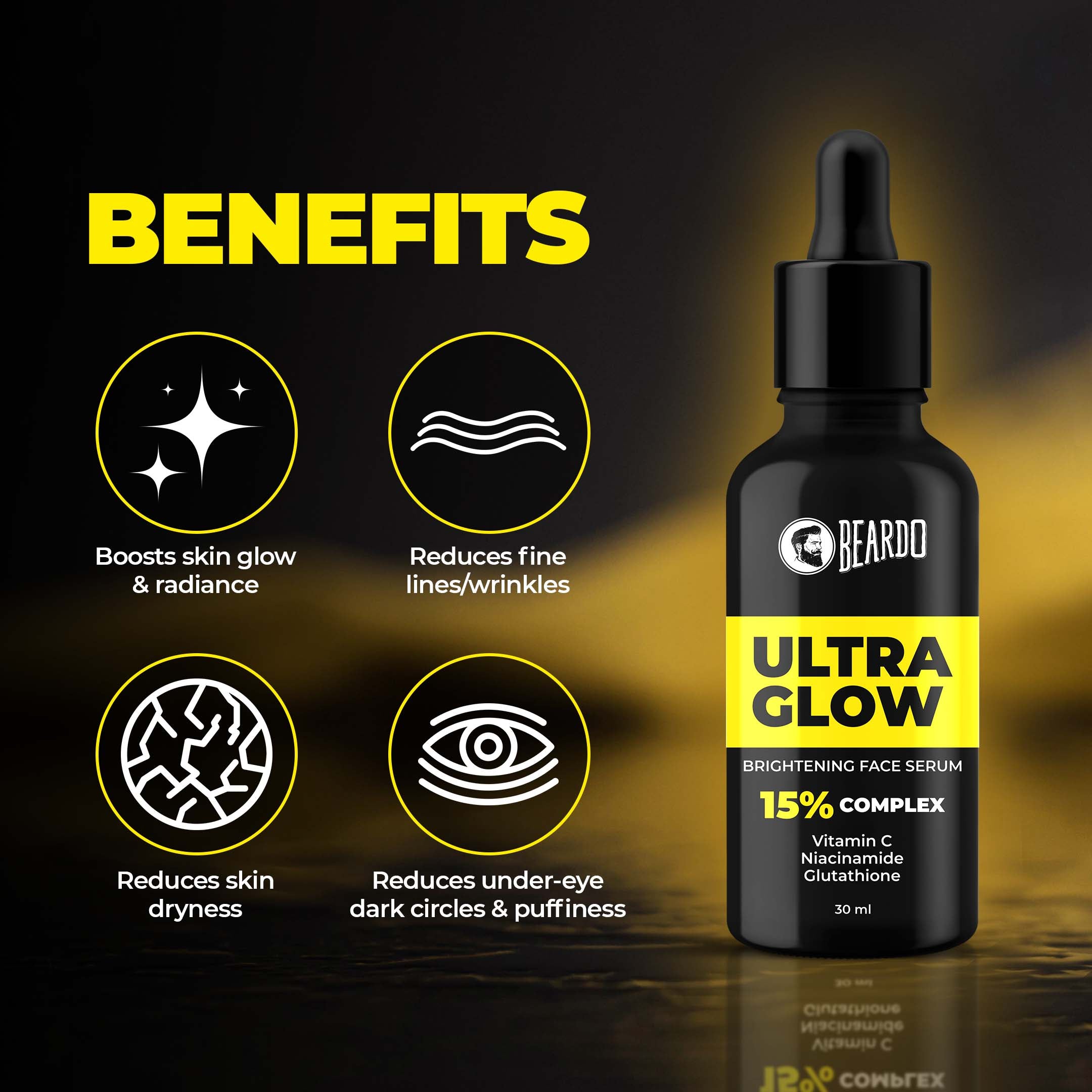 Beardo Ultra Glow Brightening Serum